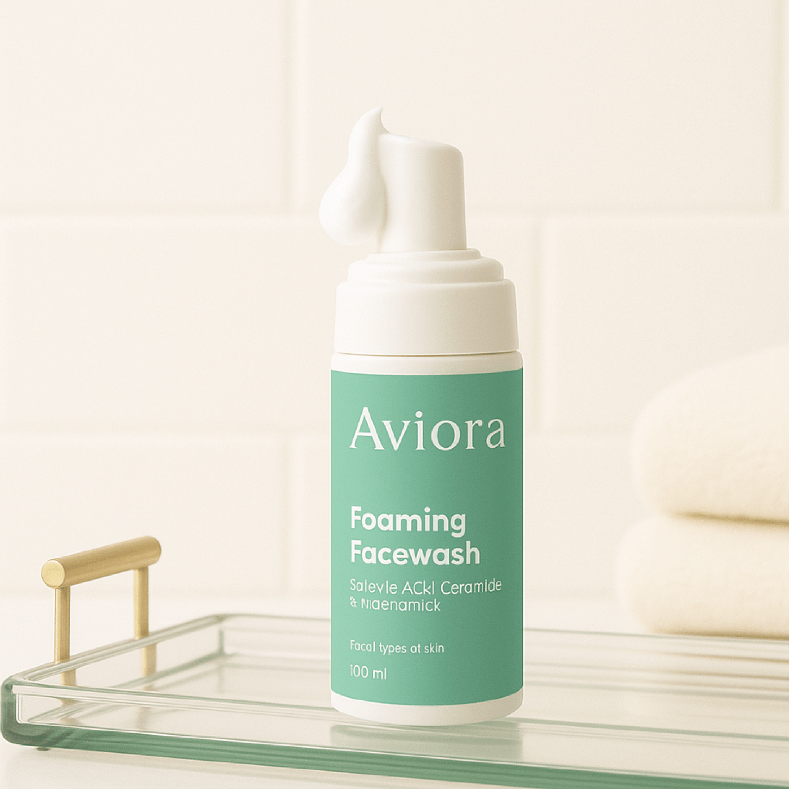 Aviora Foaming Facewash with Niacinamide , Salicylic Acid & Ceramide
